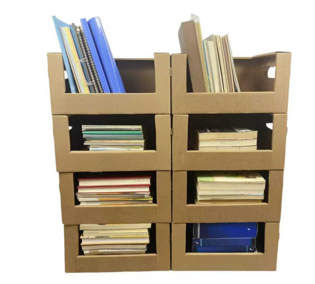 8pcs multifunctional paper storage organizer box for toys books shoes snackes