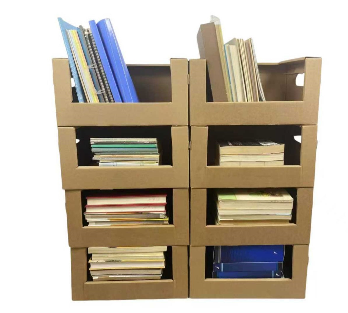 8pcs multifunctional paper storage organizer box for toys books shoes snackes