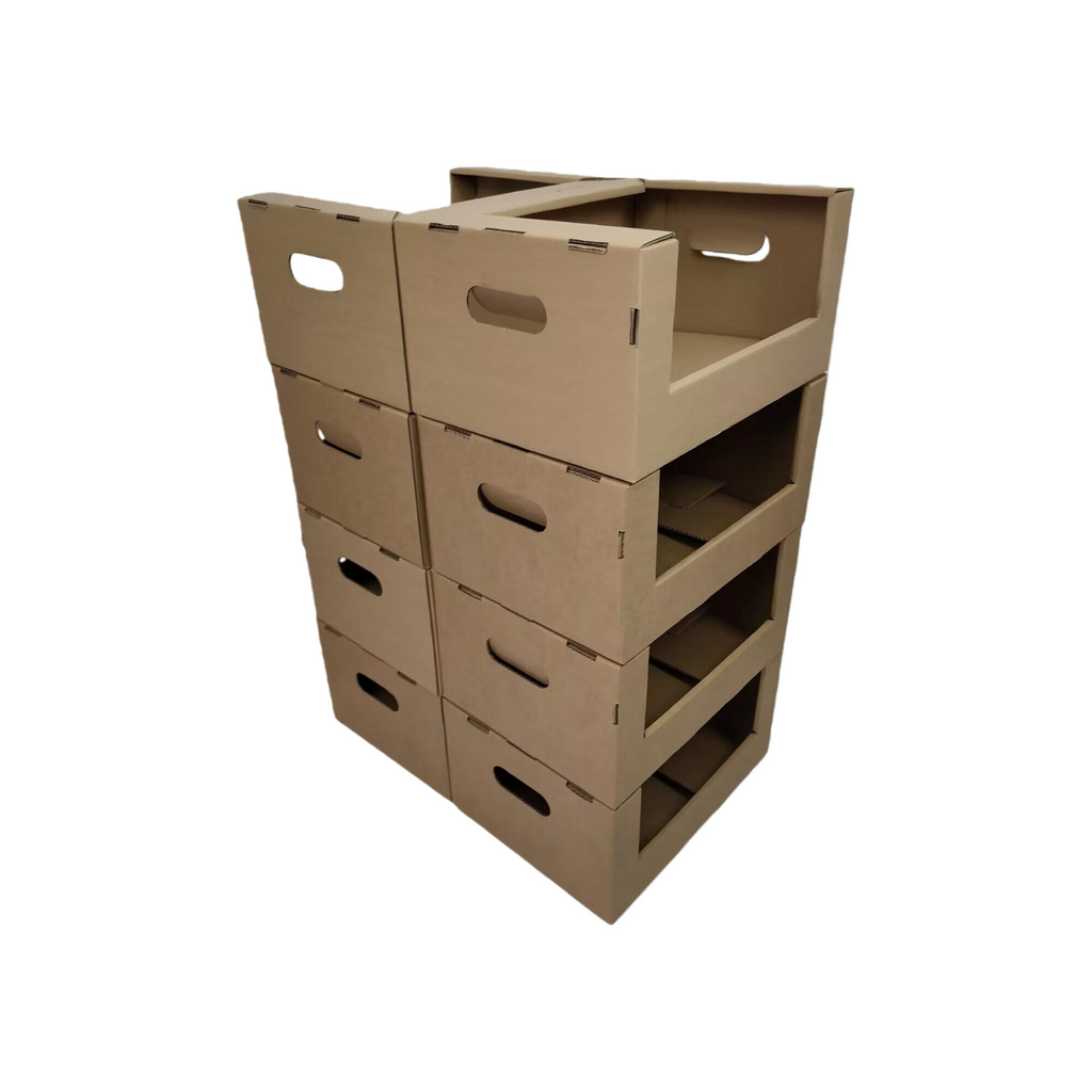 8pcs multifunctional paper storage organizer box for toys books shoes snackes