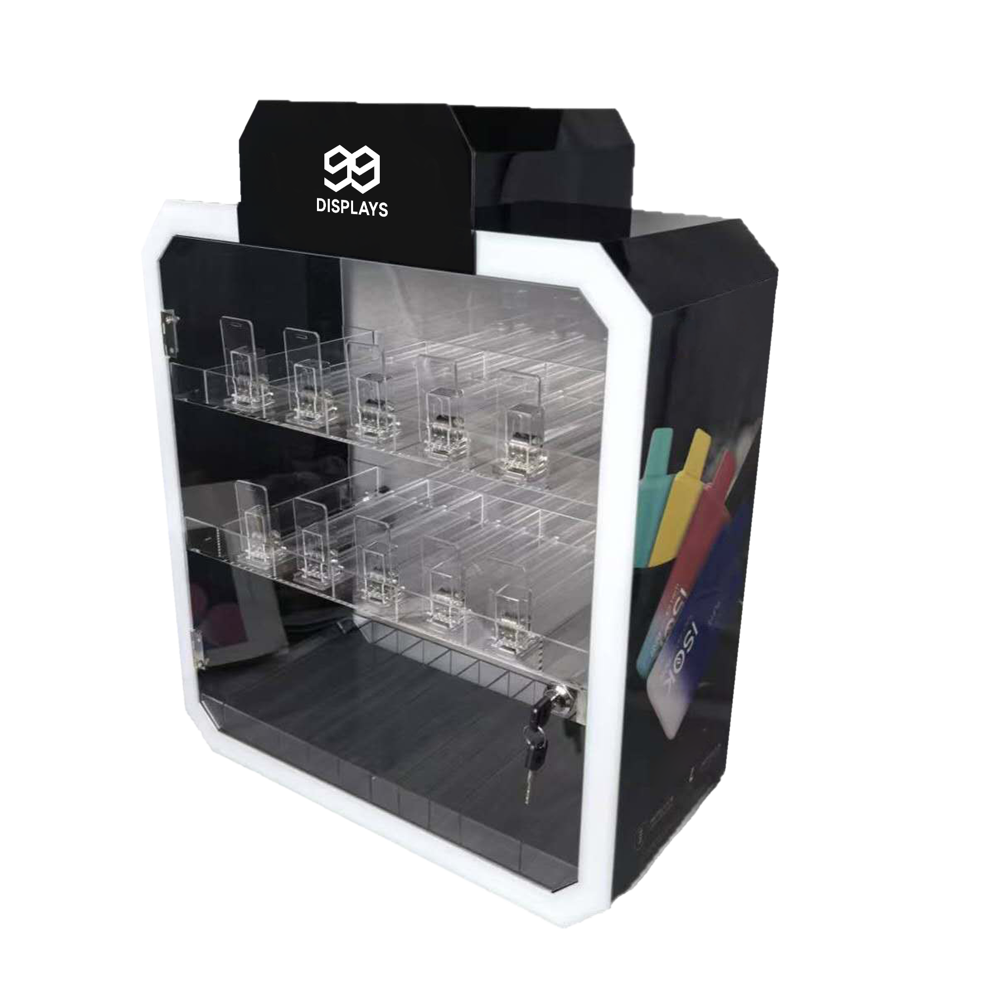 Acrylic Lockable Display Cabinet