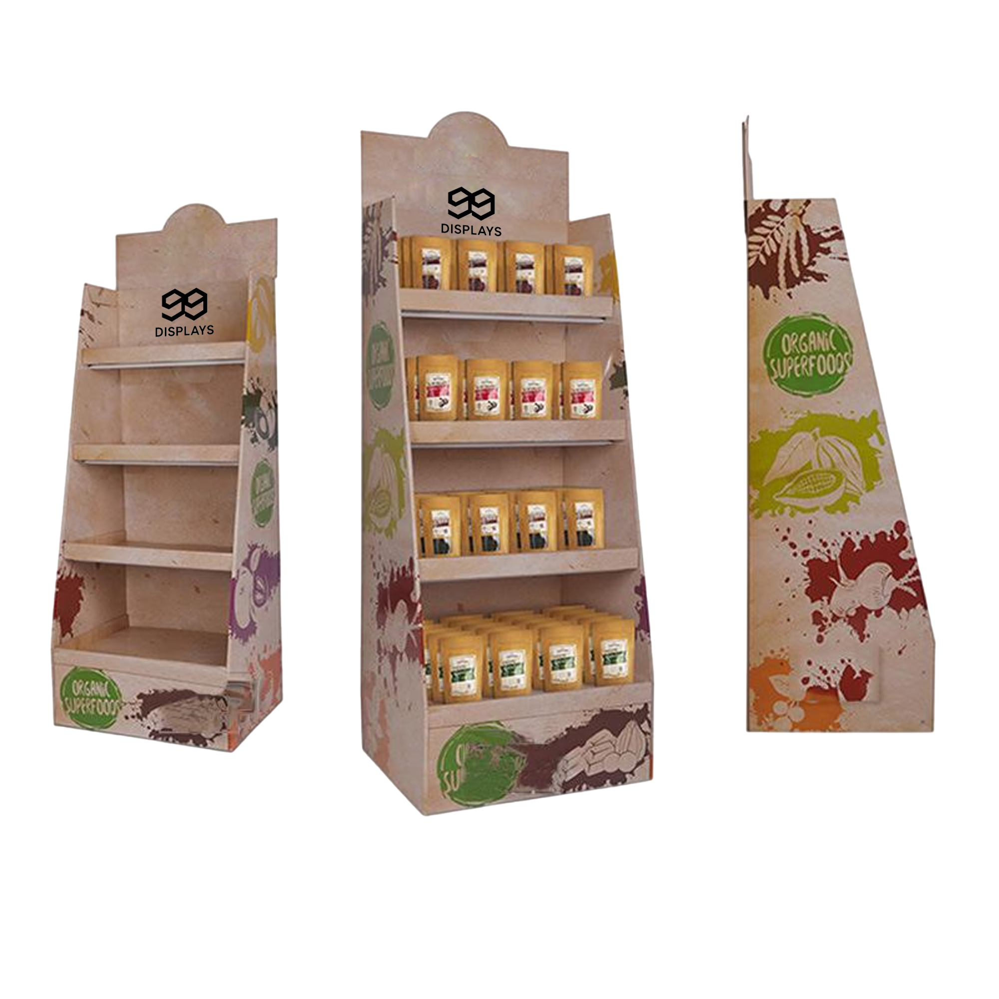 Cardboard Shelves Display