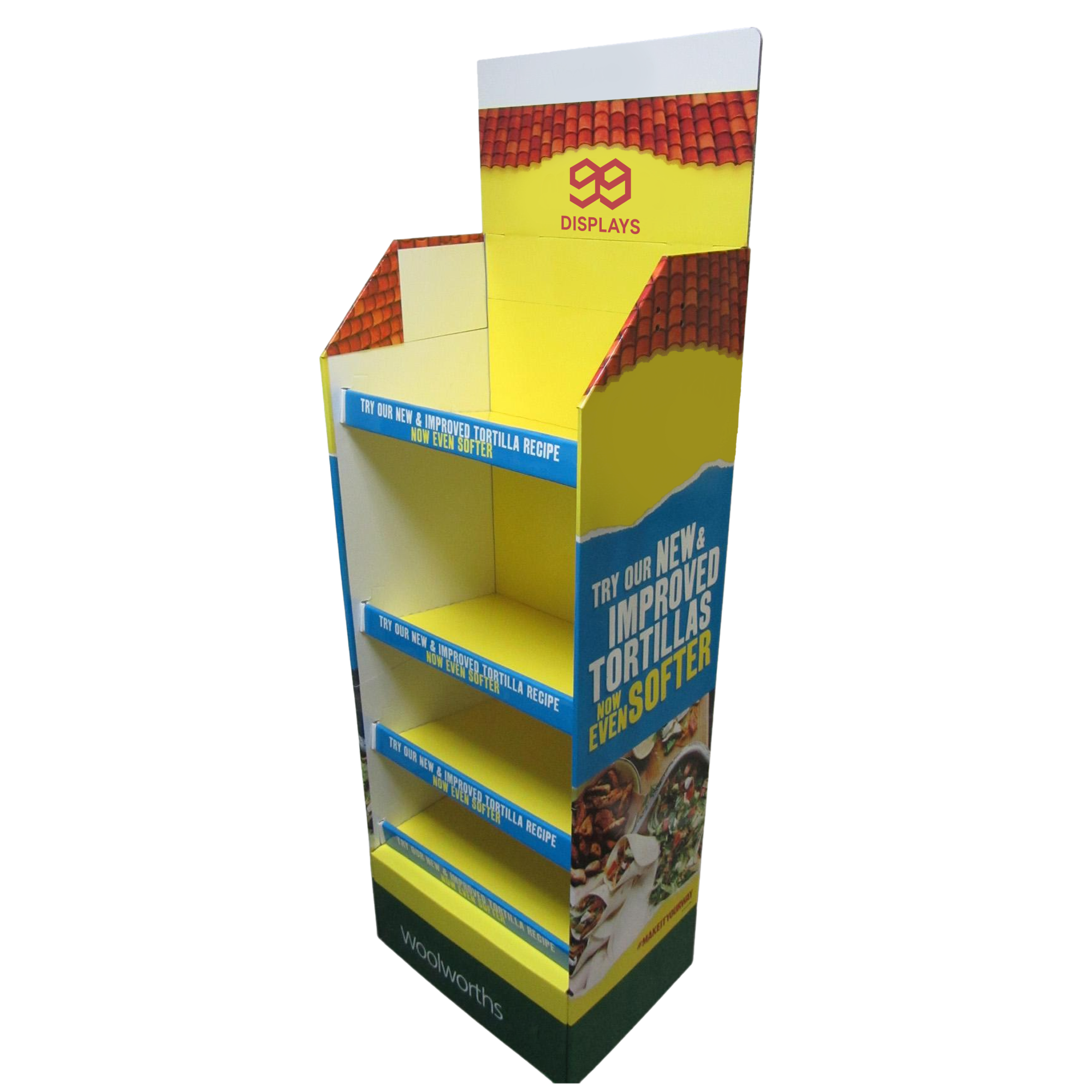 Corrugated Floor Display