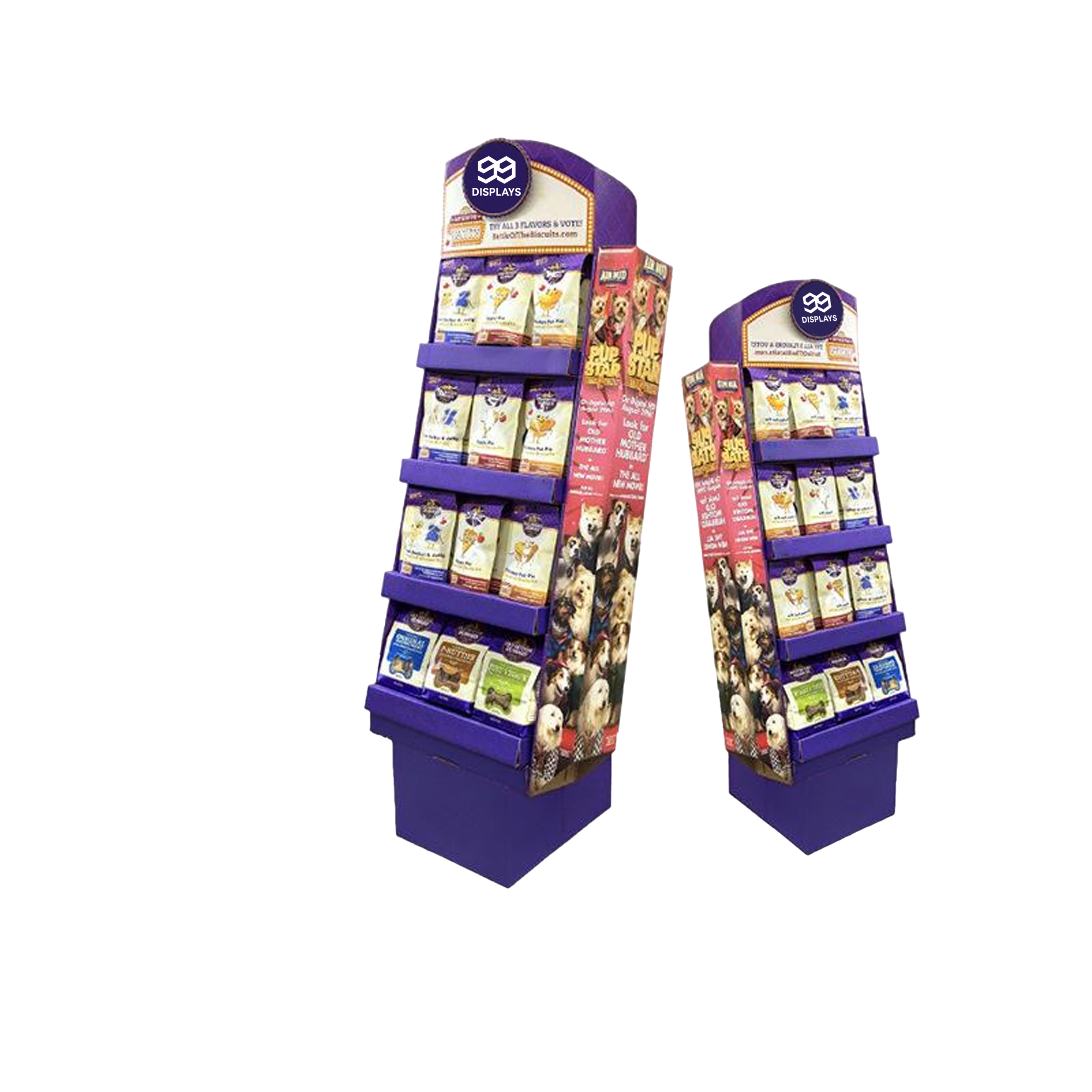 Corrugated Pocket Display Stand