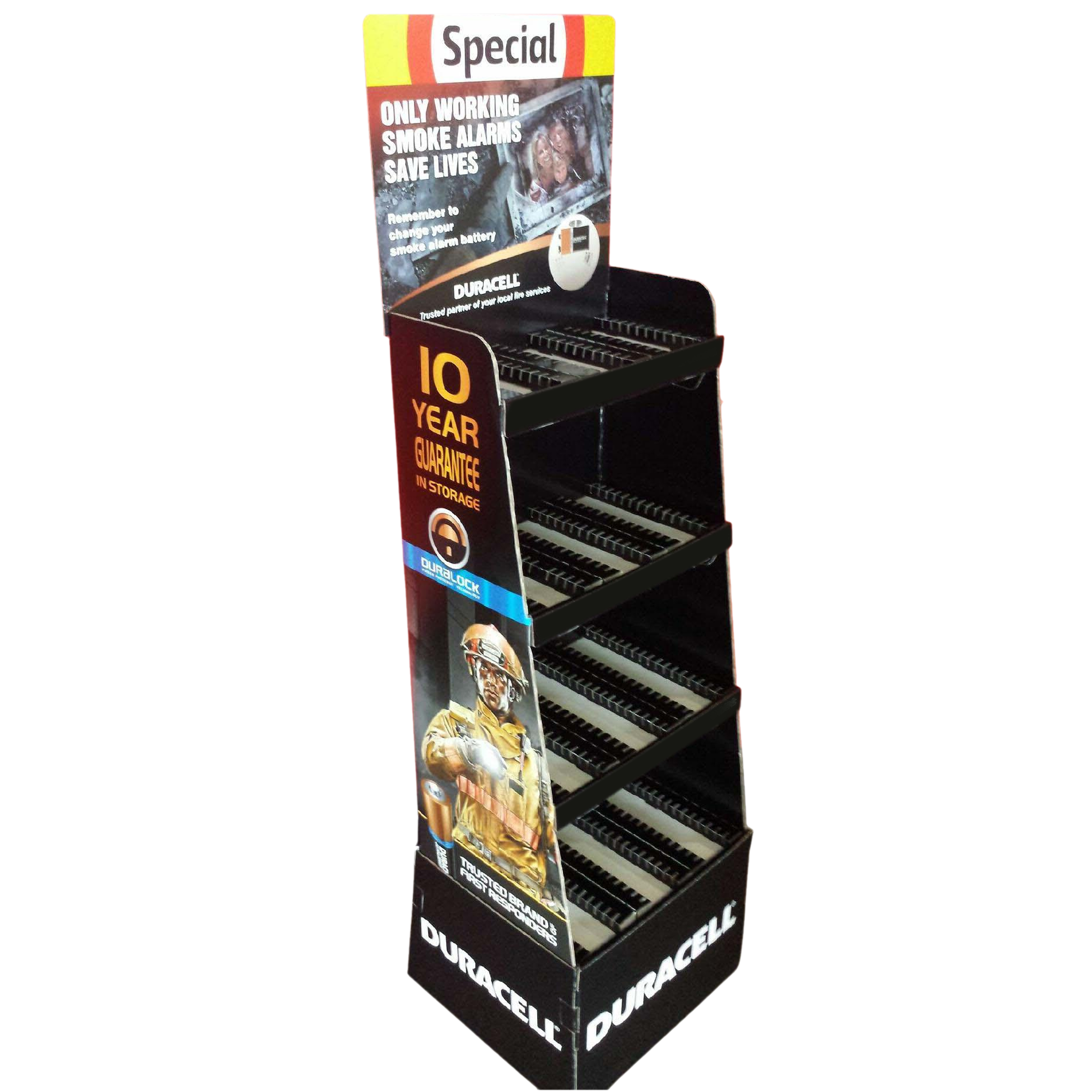 Slotted Shelf Display Stand