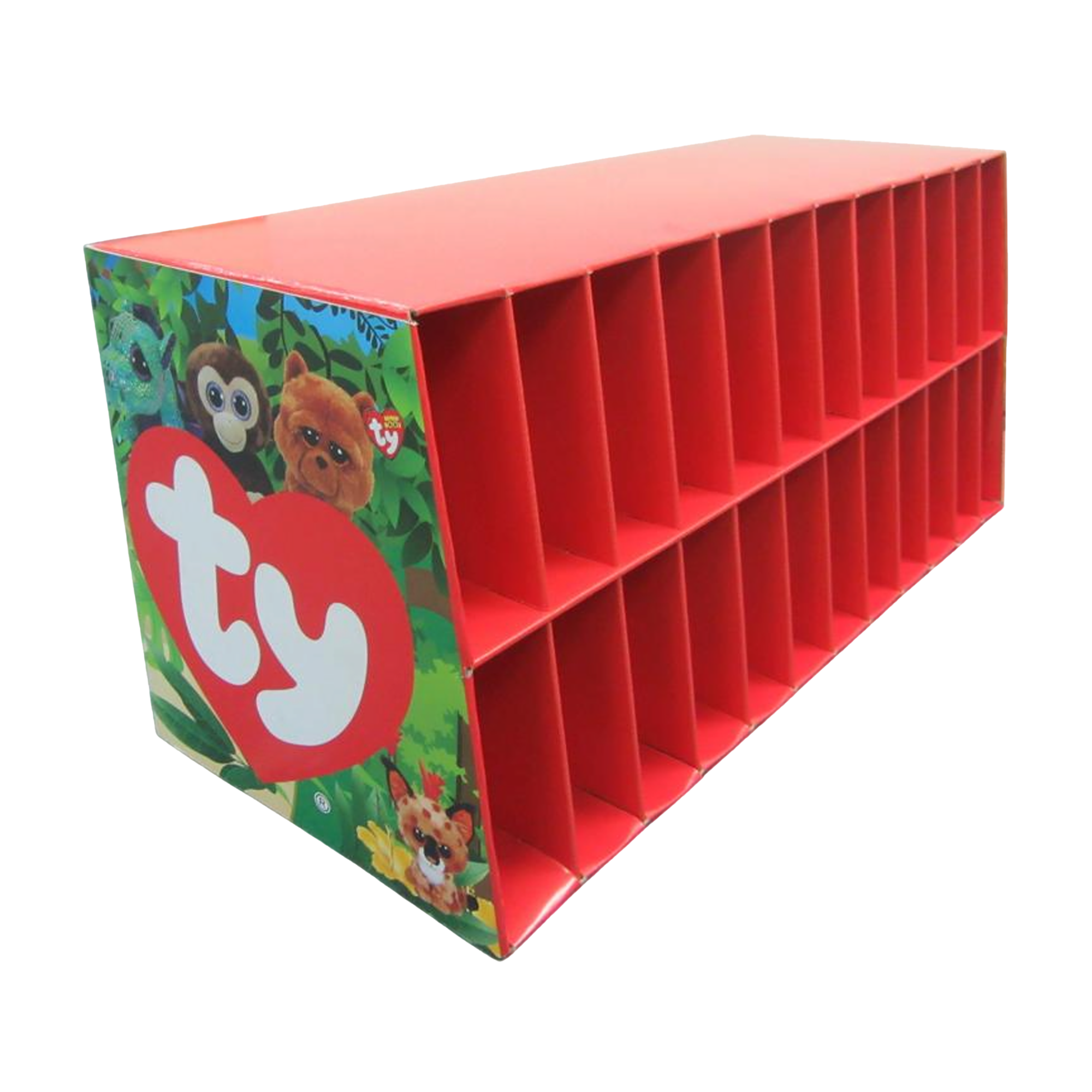 Divided Shelf Display