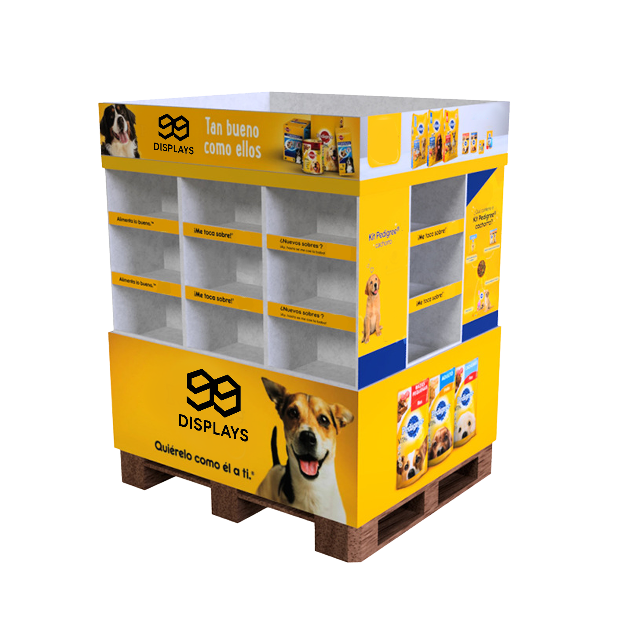 Cardboard Pallet Display