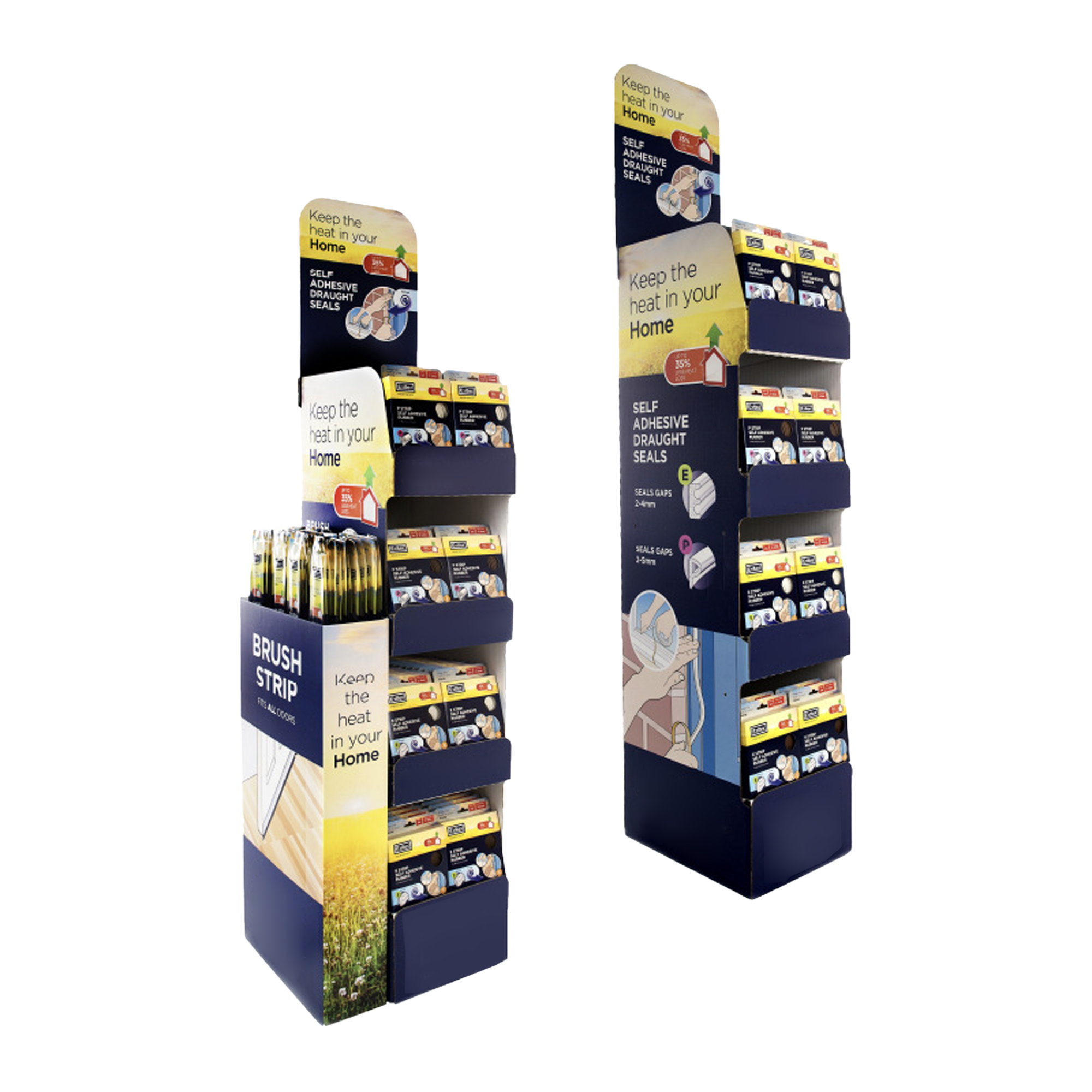 Cardboard Skinny Bin