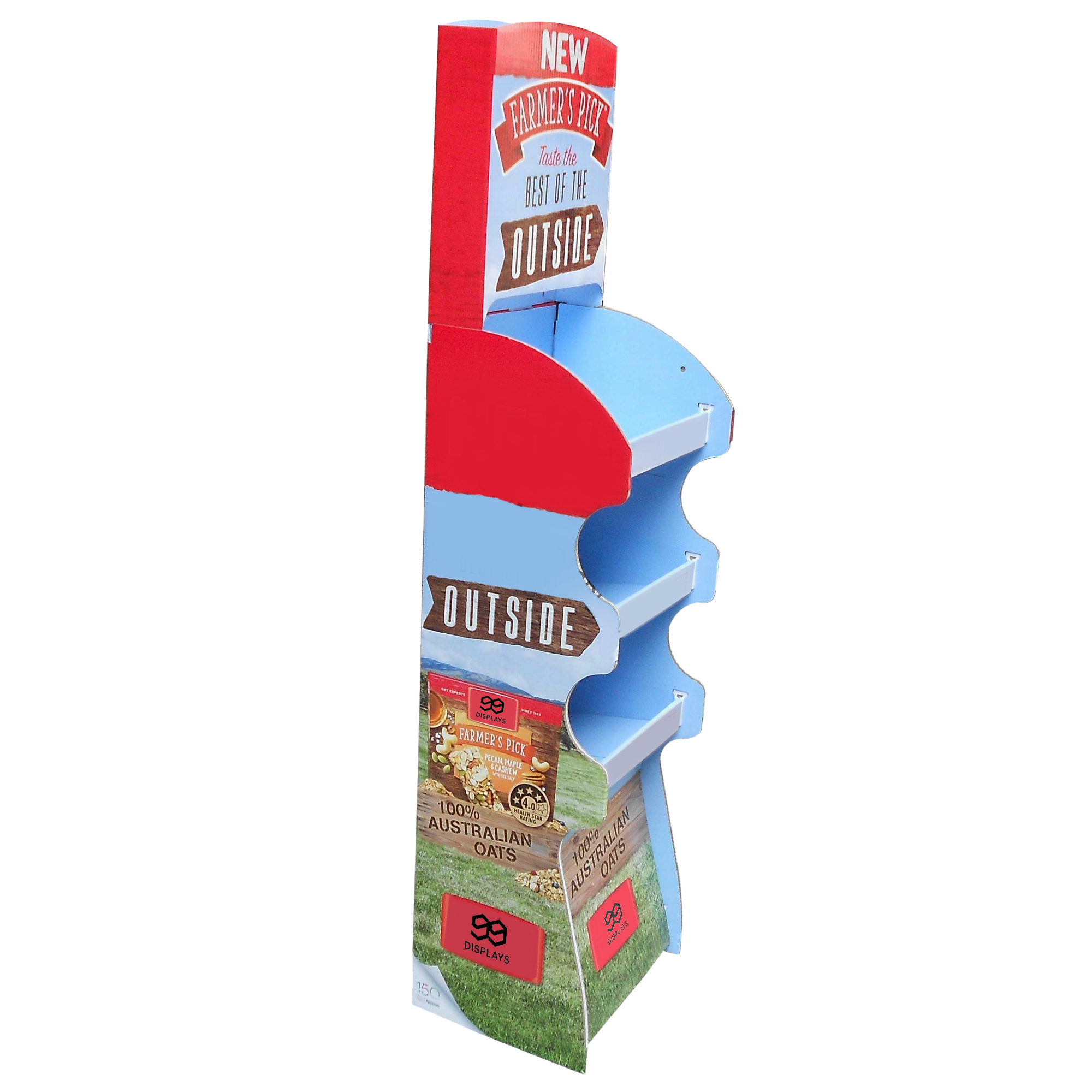 Wingstack Store Display Side Wing Display Stand – 99 Displays