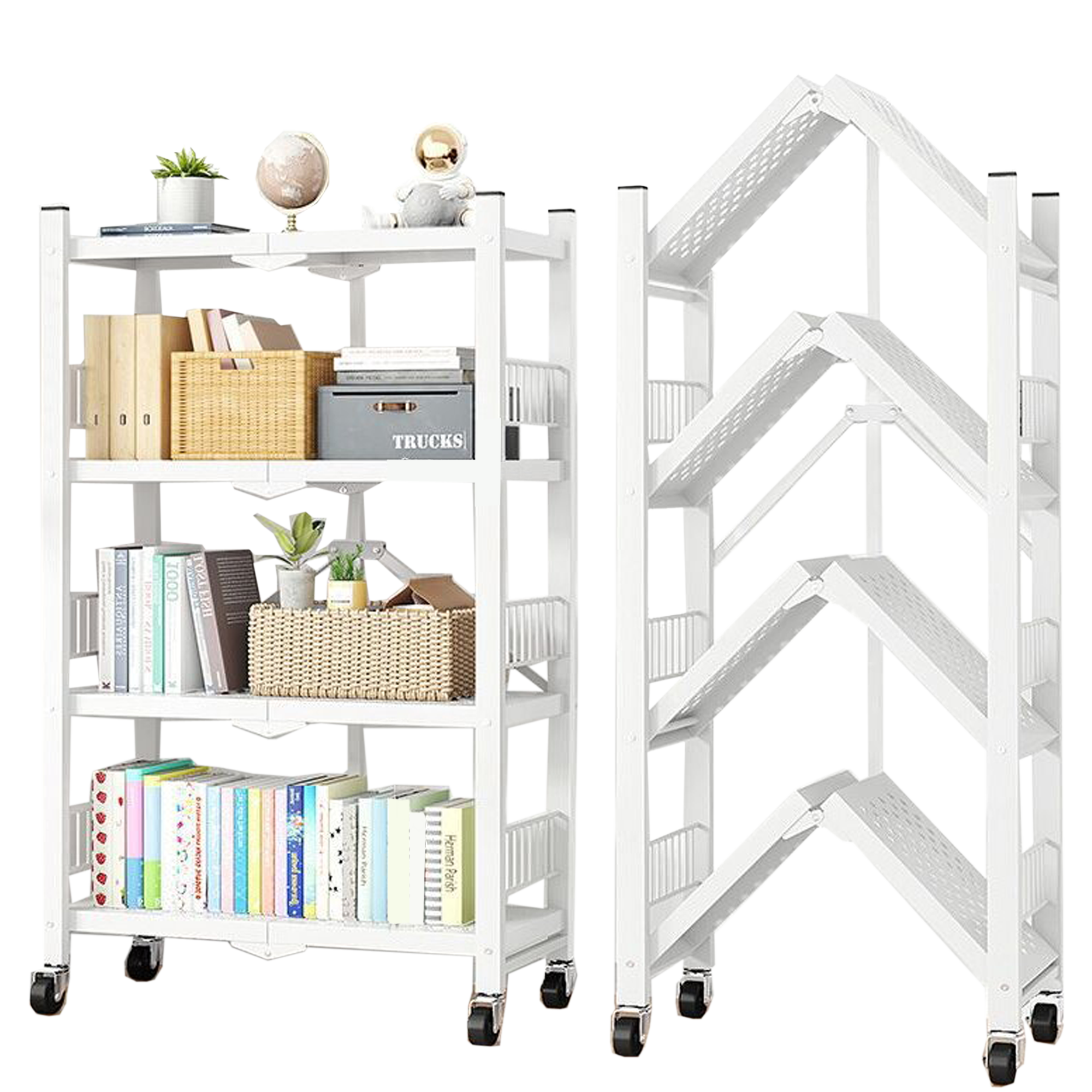 Rolling Foldable Shelf