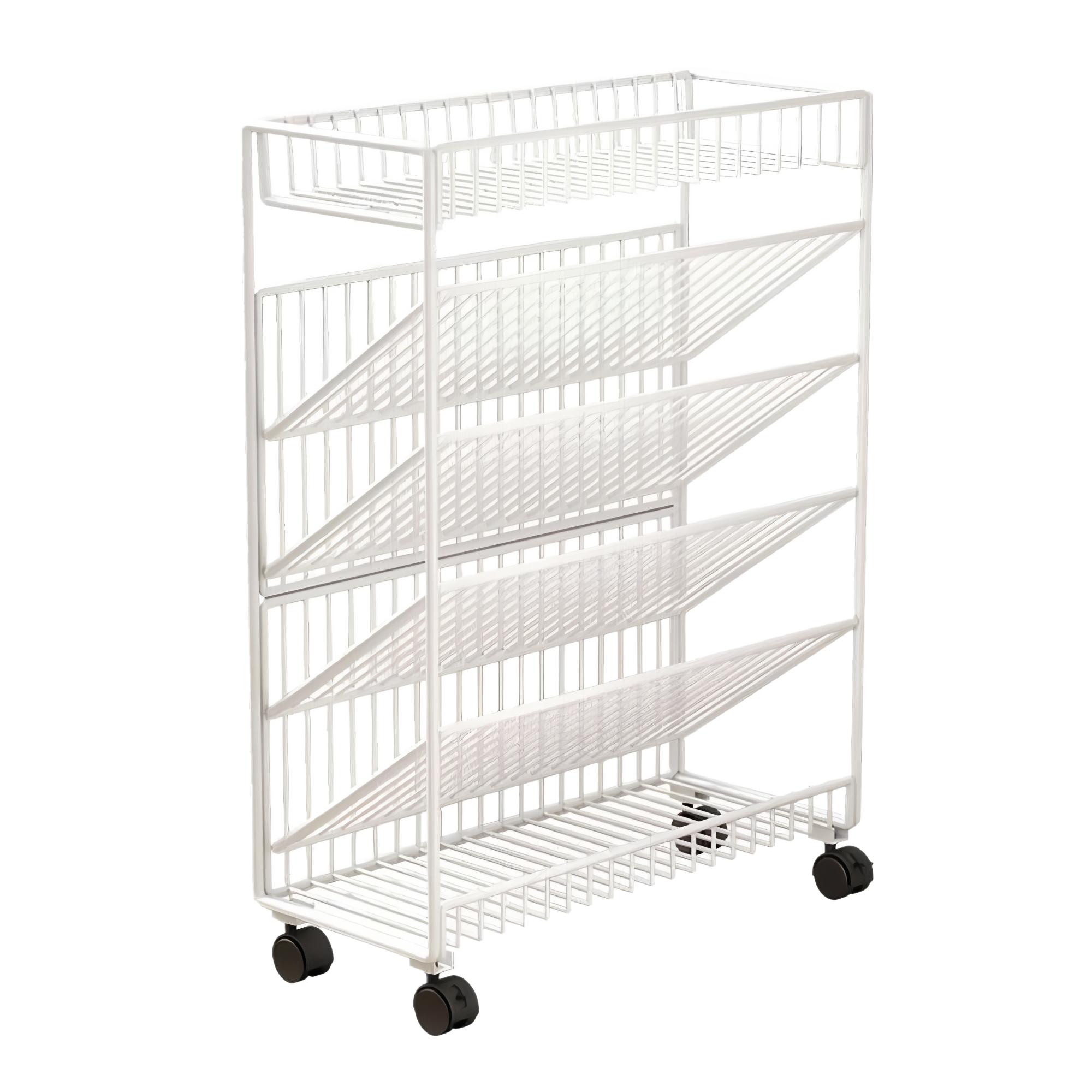 Wire Mesh Rolling Cart