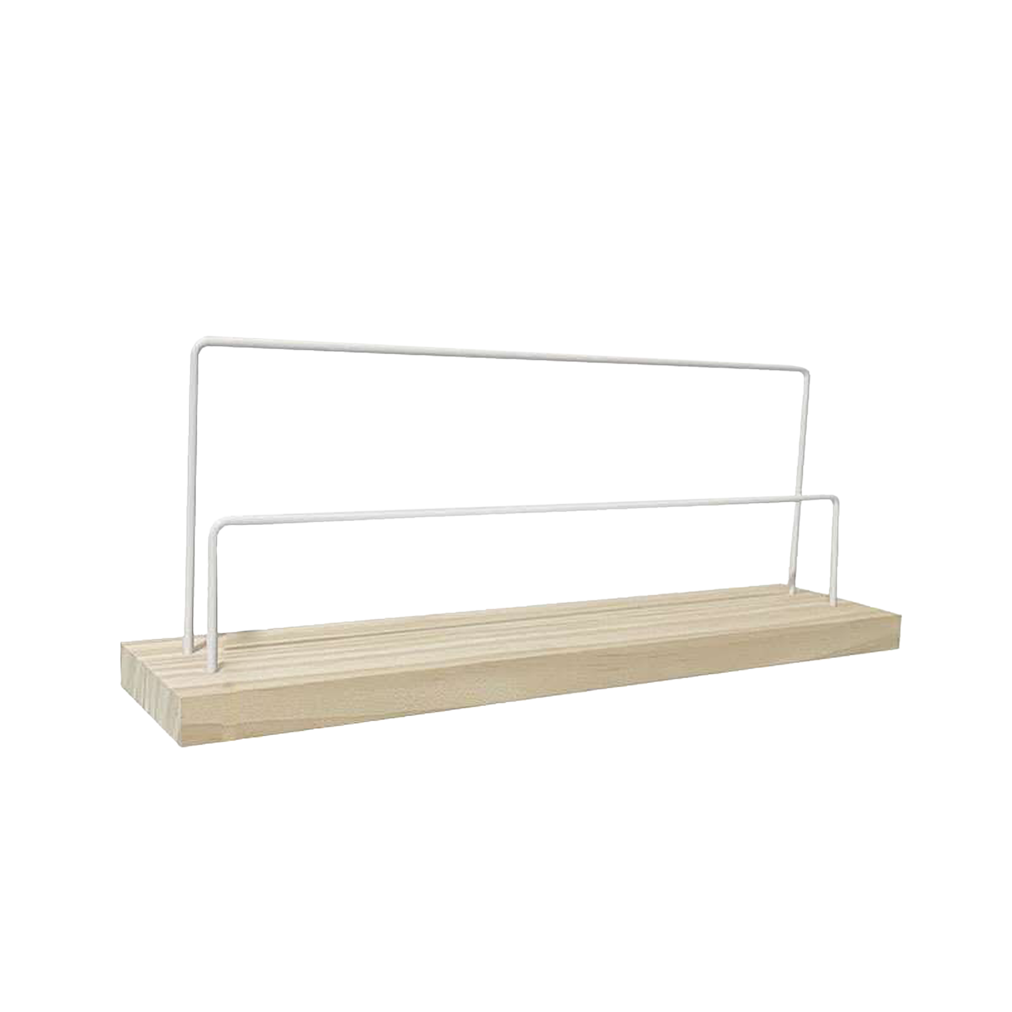 Wooden Base Wire Rack