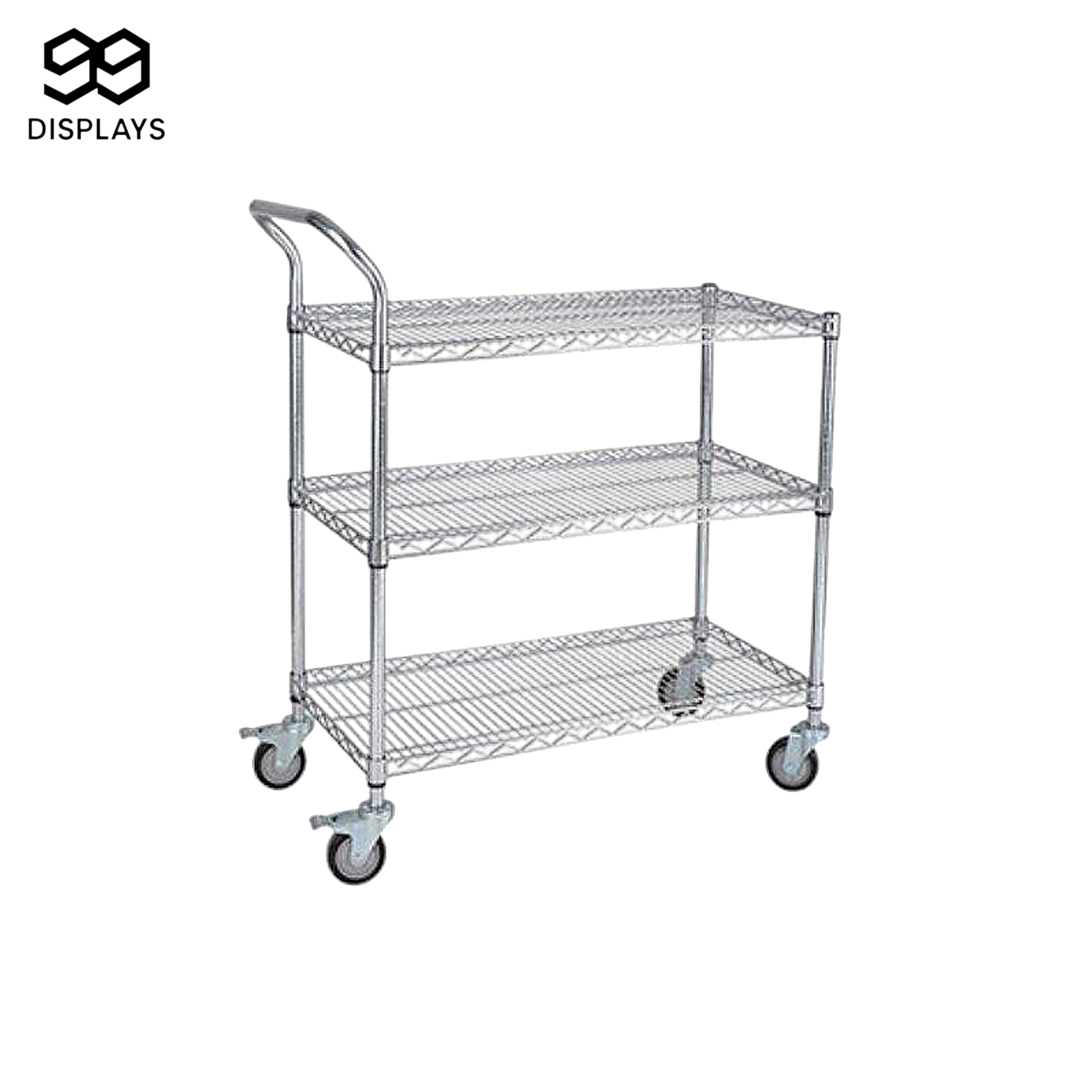 Metal Wire Rolling Cart