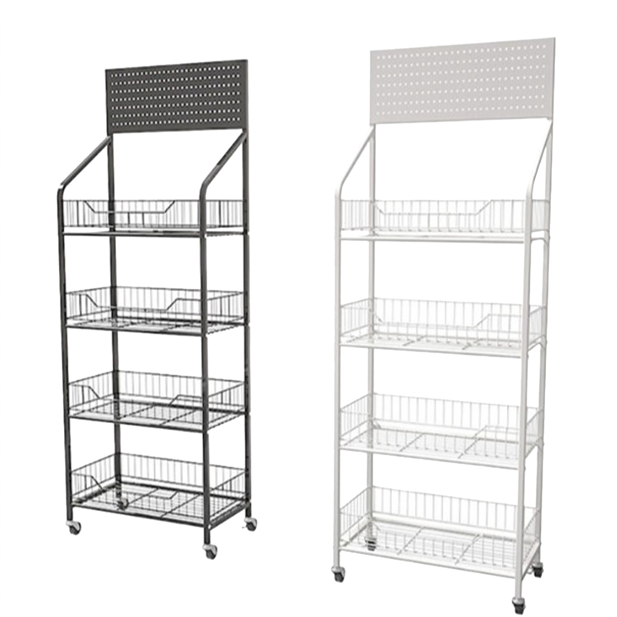 Metal Wire Basket Display Stand