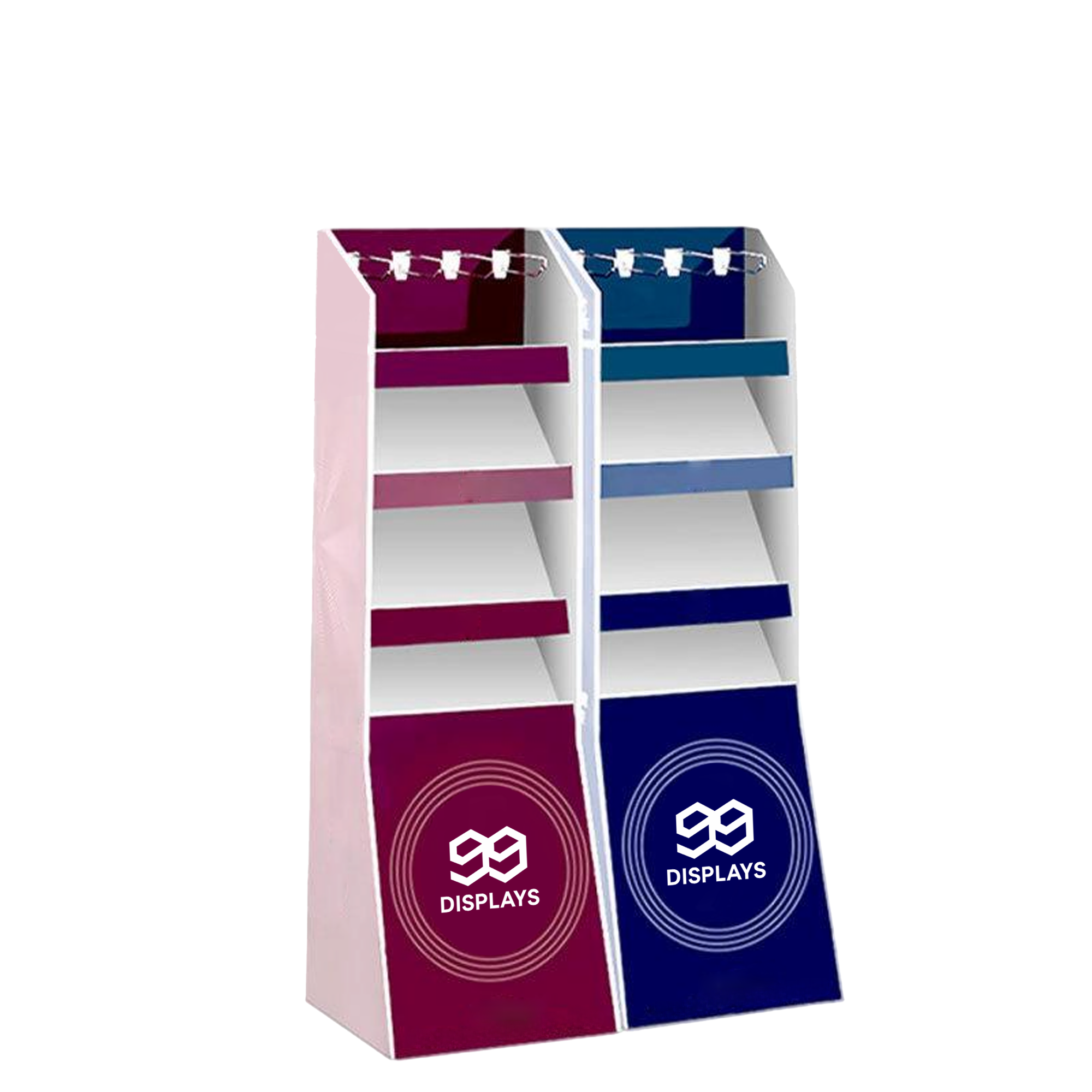 Shelf Display With Hook Panel