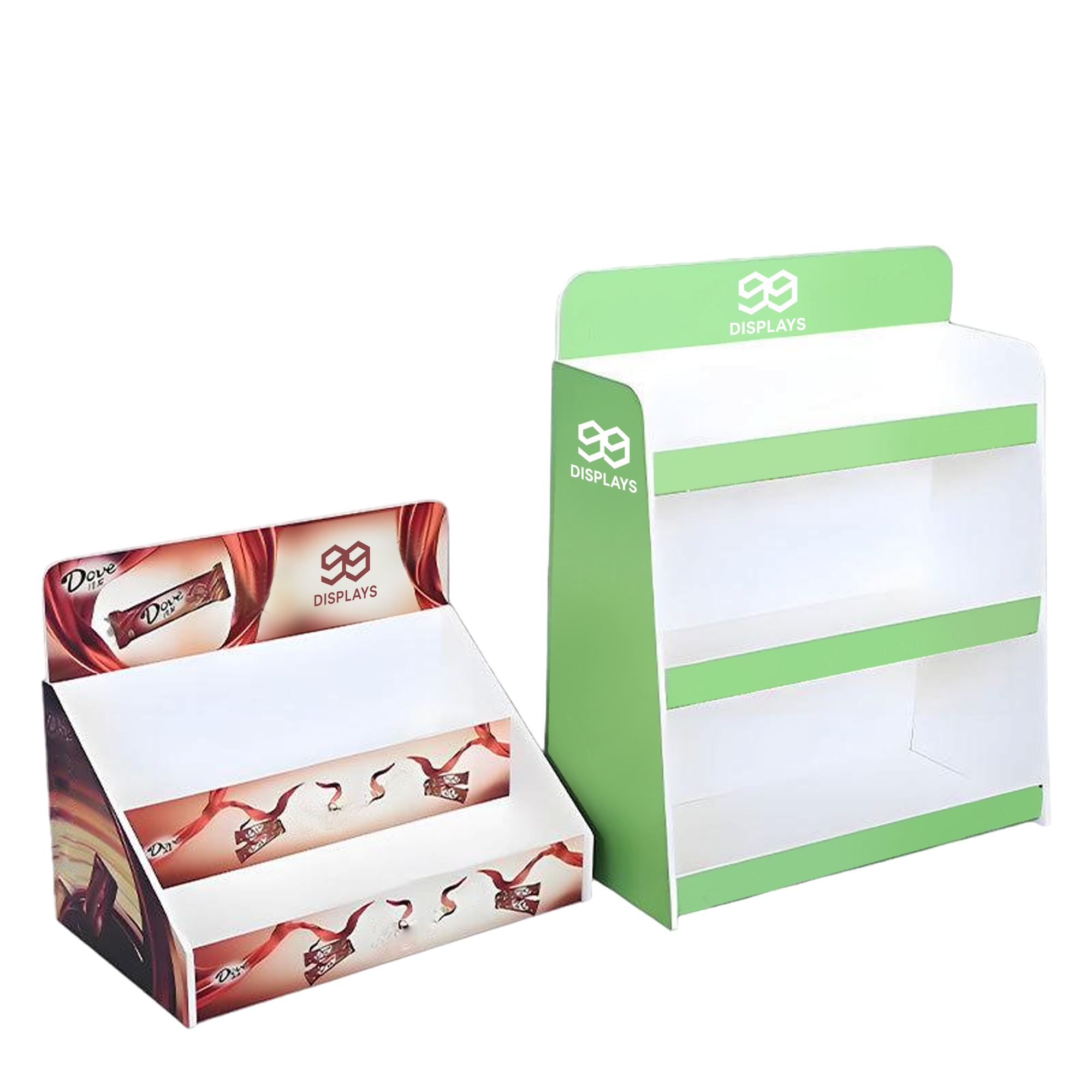 Tiered Counter Display Unit – 99 Displays
