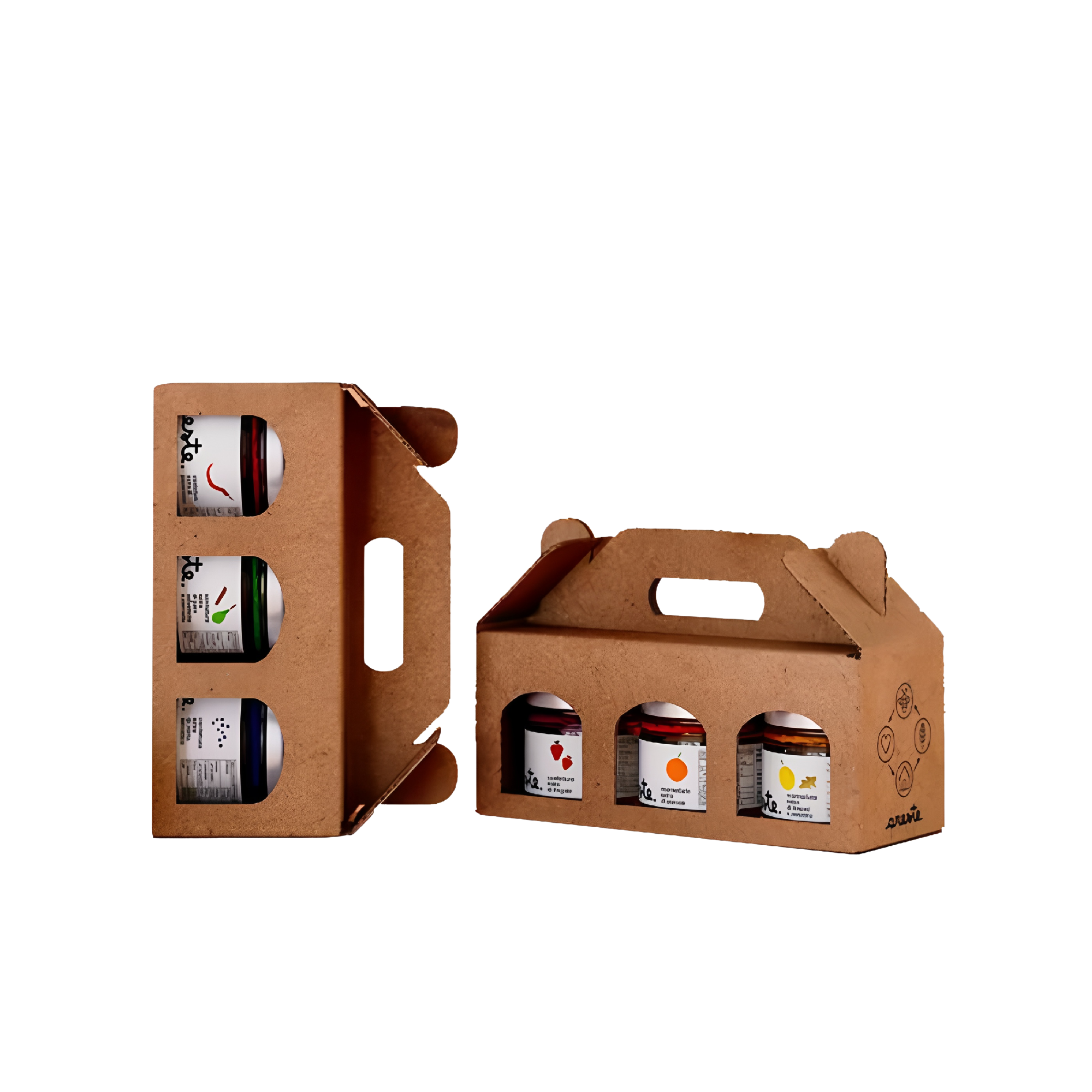 Windowed Bottle Carrier Box